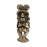 Colgante 500 a.C. - 700 d.C. 3,2 x 1,2 cm Pitalito (Colombia, Huila) Cauca Medio - Quimbaya Periodo Temprano O00156, Museo del Oro