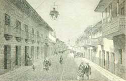 La rue Royale, à Bogotá