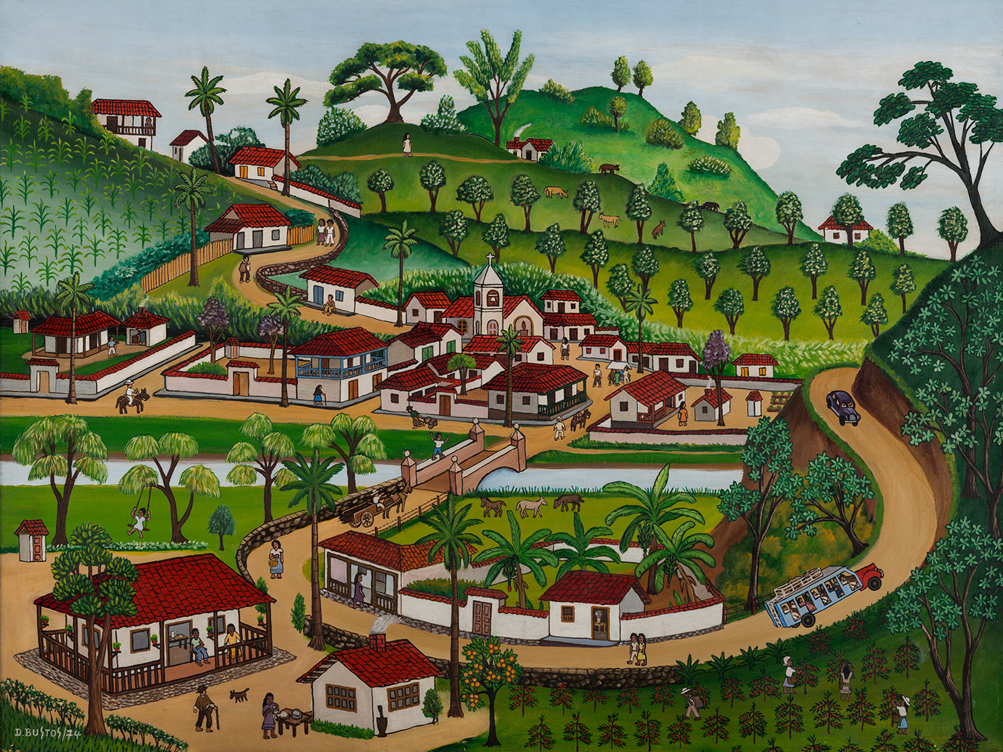 SALIDA DEL PUEBLO - Diógenes Bustos