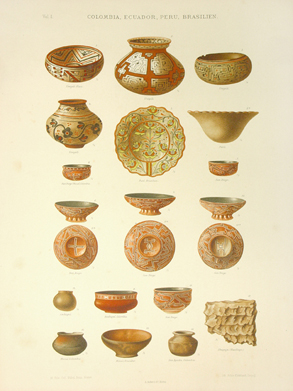 Colombia, Ecuador, Peru, Brasil: Tafel 1.