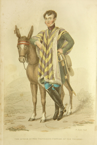 The author in the travelling costume of the country