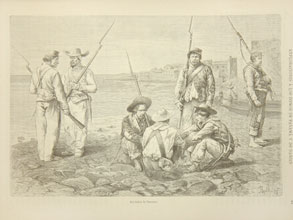 The author in the travelling costume of the country