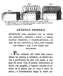 Cajón para conservar las plantas a bordo
