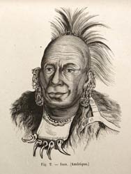 Serie de tipos humanos en América