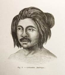 Serie de tipos humanos en América