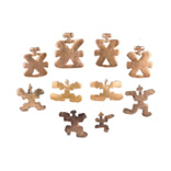 Collar de cuentas Fundición a la cera perdida 1 d.C. - 900 d.C. 2,6 x 2,2 cm Montes de Iquira, vereda del Oso, Garzón (Colombia, Huila) Alto Magdalena - San Agustín Clásico Regional O04445, Museo del Oro