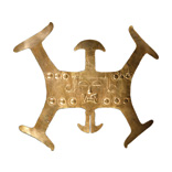 Diadema Martillado 1 d.C. - 900 d.C. 30,5 x 35,2 cm Alto Magdalena - San Agustín Clásico Regional O00112, Museo del Oro