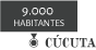 Cúcuta - 9000 habitantes