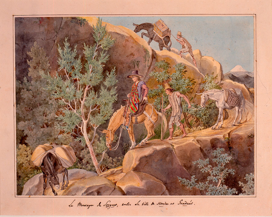 La montagne du Sergent, entre la ville de Honda et Guaduás (La montaña del Sargento, entre la ciudad de Honda y Guaduas)