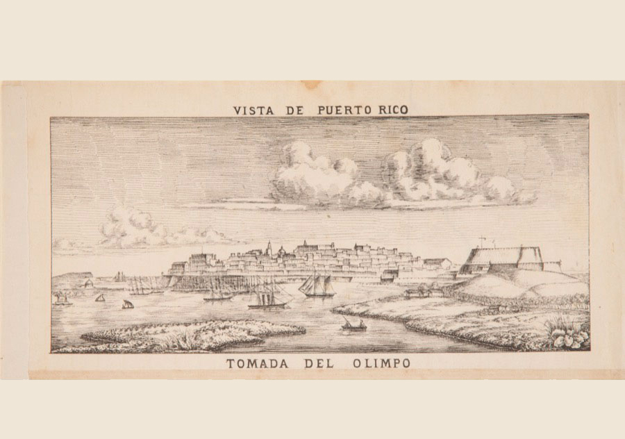 Vista de Puerto Rico tomada del Olimpo