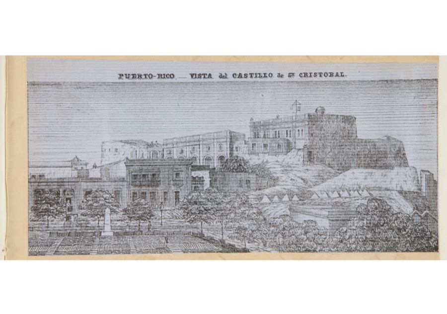 Puerto Rico. Vista del Castillo de San Cristóbal