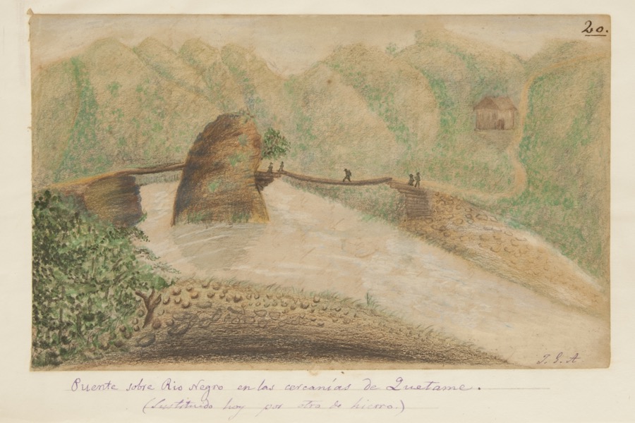 Puente sobre el río Negro en las cercanías de Quetame