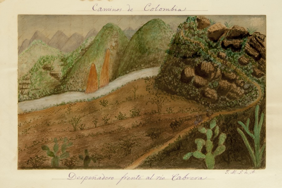 Despeñadero frente al río Cabrera