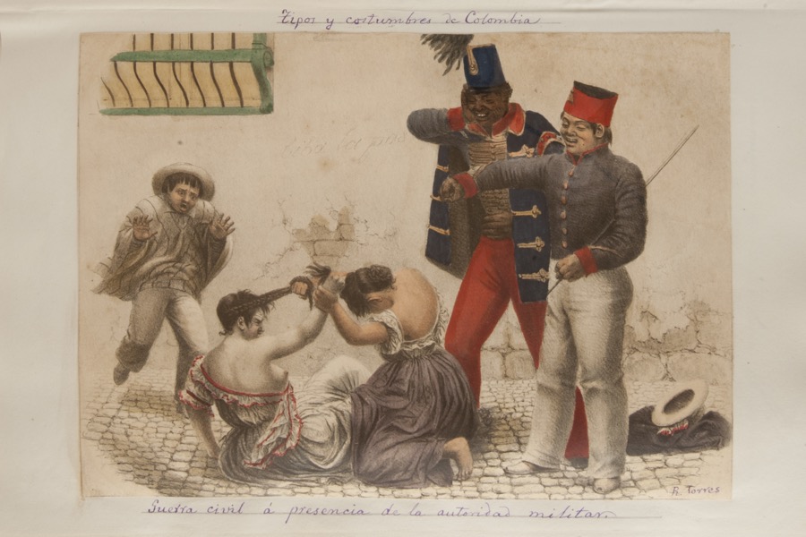 Guerra civil a presencia de la autoridad militar