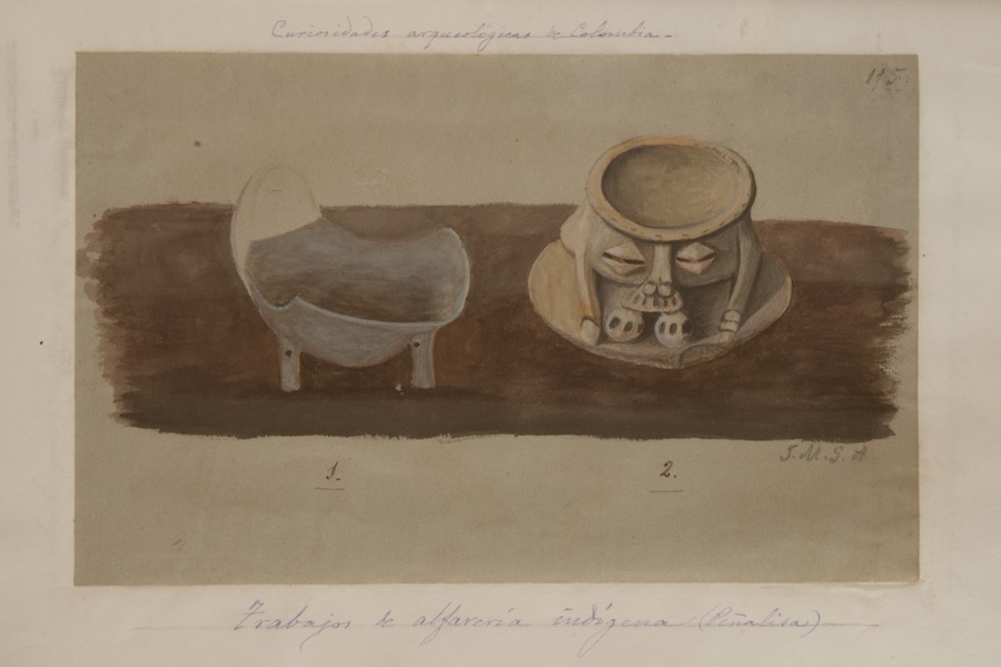 Trabajos de alfarería indígena (Peñalisa)