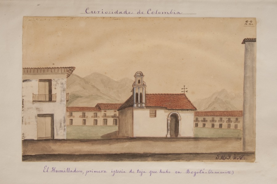 El Humilladero, primera iglesia de teja que hubo en Bogotá (Ya no existe)