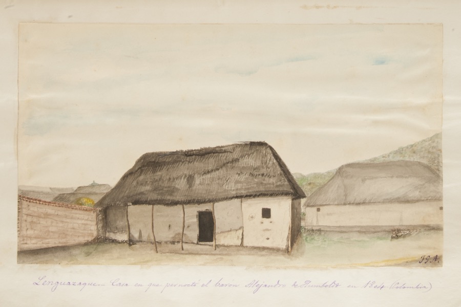 Lenguazaque. Casa en que pernoctó el barón Alejandro de Humboldt en 1804