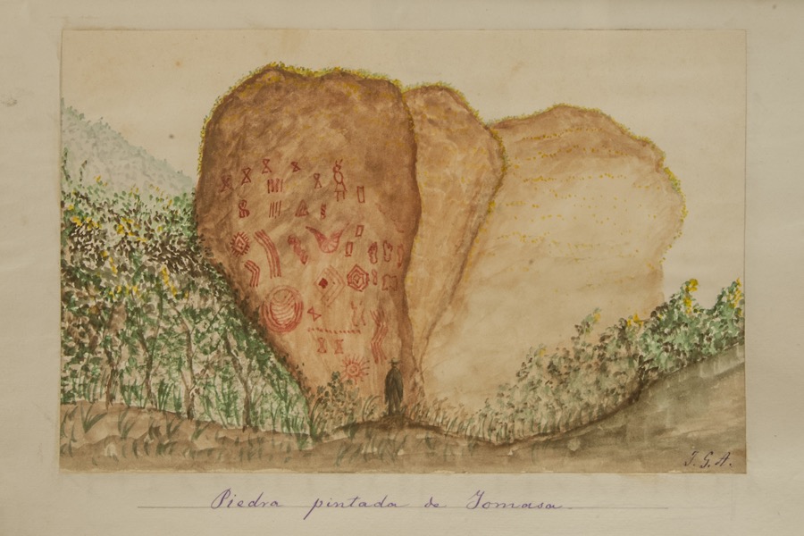 Piedra pintada de Yomasa