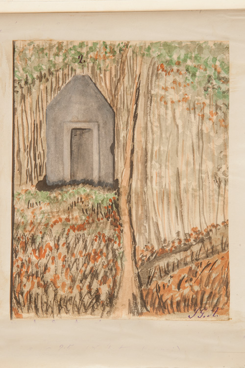 Estatuas del Valle de San Agustín N° 2, reverso 