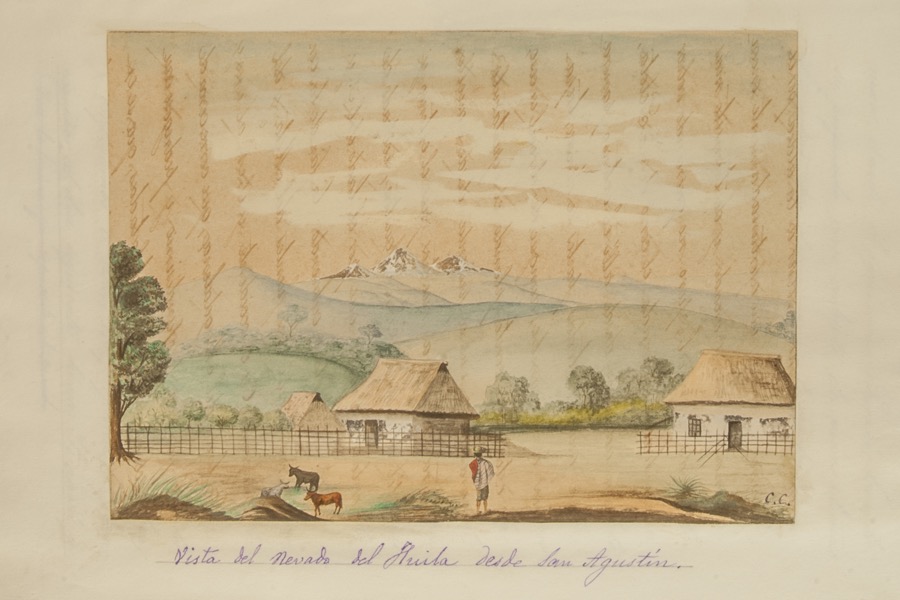 Vista del nevado del Huila desde San Agustín