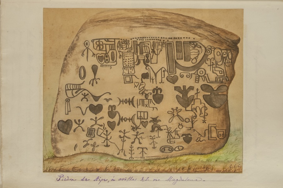 Piedra de Aipe, a orillas del río Magdalena