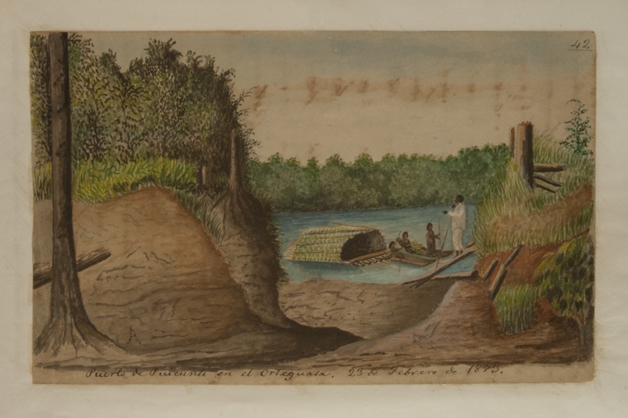 Puerto de Puicuntí en el Orteguaza