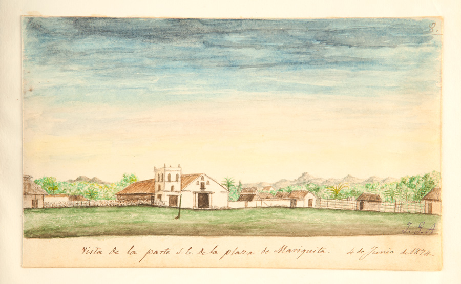 Vista de la parte S.E. de la plaza de Mariquita