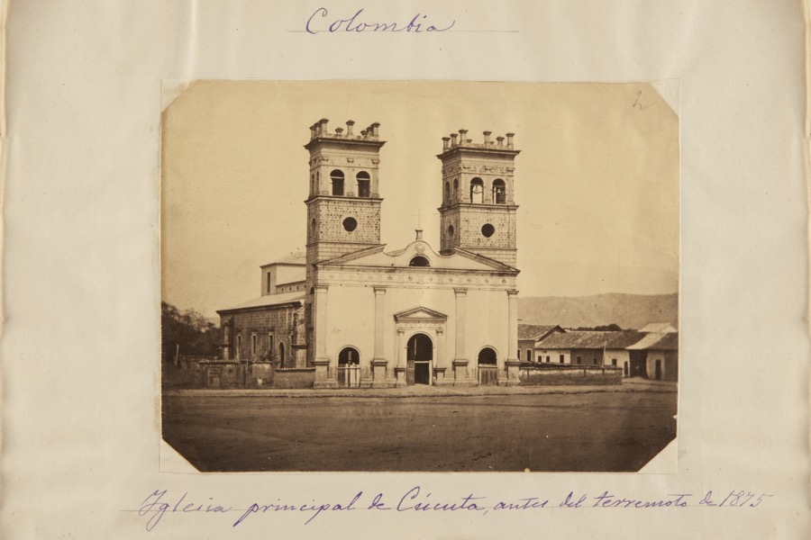 Iglesia principal de Cúcuta antes del terremoto de 1875