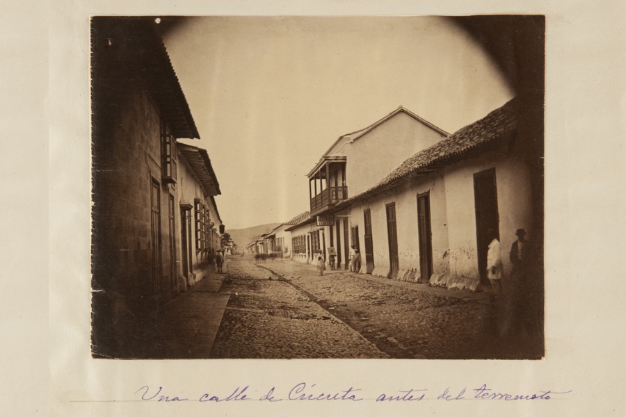 Una calle de Cúcuta antes del terremoto