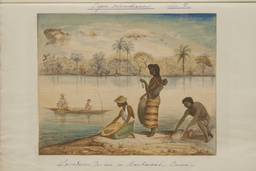 Lavadores de oro en Barbacoas. Cauca