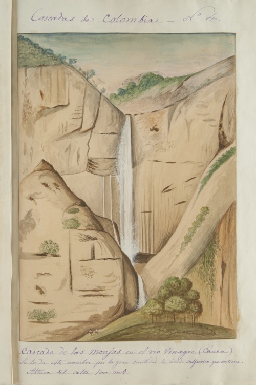 Cascada de las Monjas en el río Vinagre (Cauca)