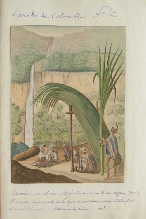 Cascada en el río Magdalena cerca de su origen (Cauca)