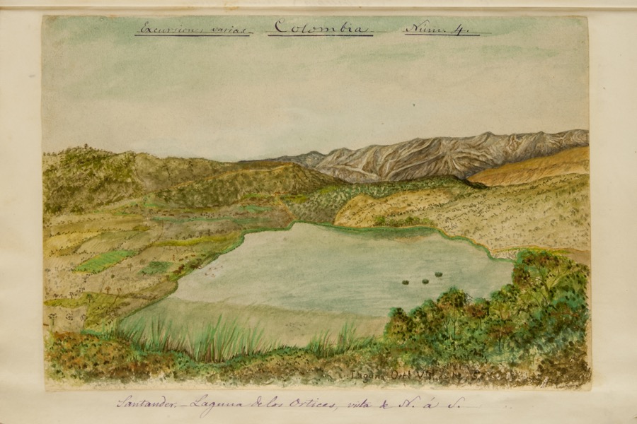 Laguna de los Ortíces, vista de norte a sur