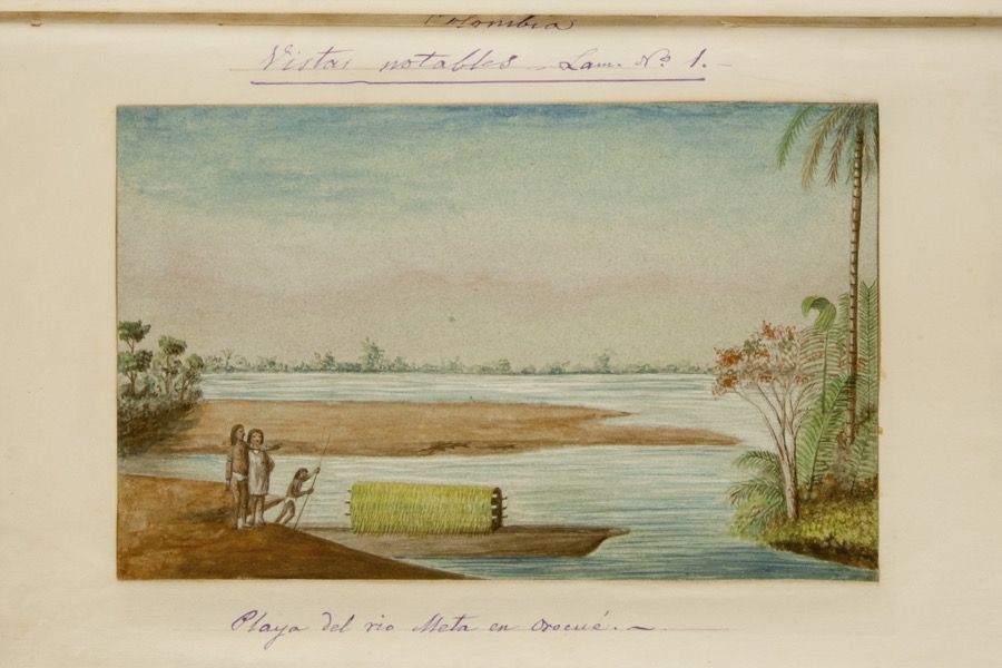 Playa del río Meta en Orocué