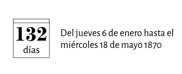 132 días de recorrido