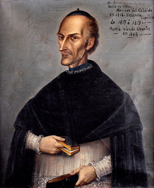 Retrato del Sacerdote Javier Guerra de Mier