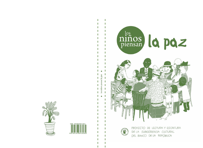 Ejemplo de portada, lomo y contraportada