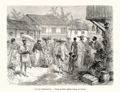 Un  rue à Barranquilla