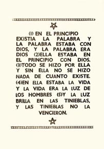 En el principio existía la palabra...  / María Isabel Rueda