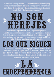 Palabras que nos cambiaron: lenguaje y poder en la independencia - Carteles
