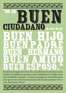 Palabras que nos cambiaron: lenguaje y poder en la independencia - Carteles